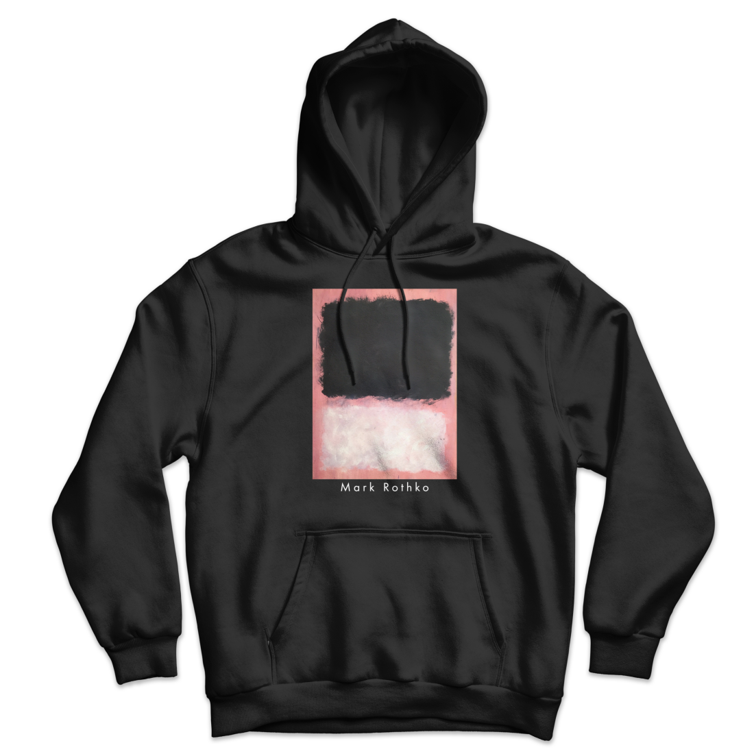 Mark Rothko - Untitled, Pink, Black and White Unisex Hoodie-4