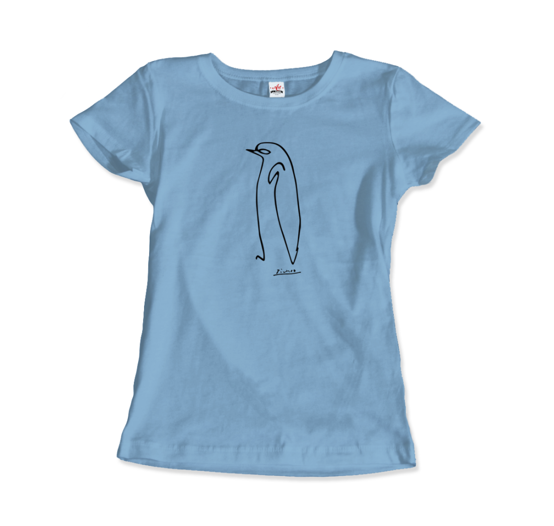 Pablo Picasso Penguin Line Artwork T-Shirt-12