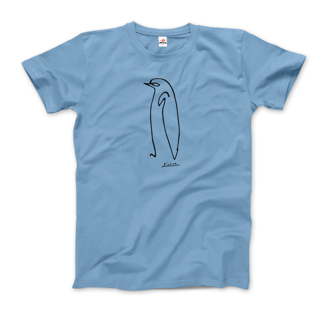 Pablo Picasso Penguin Line Artwork T-Shirt-8