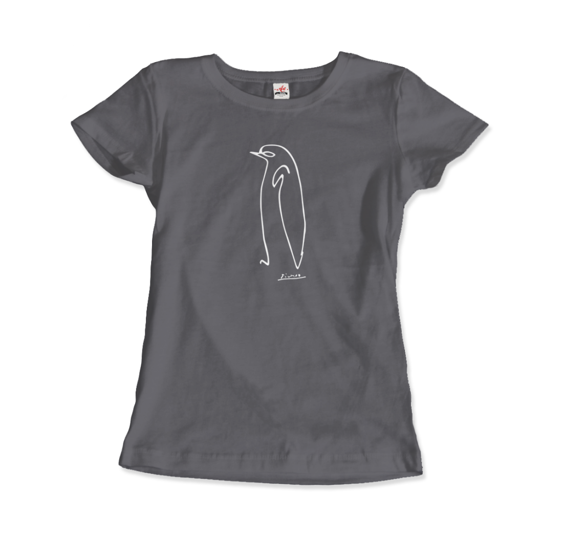 Pablo Picasso Penguin Line Artwork T-Shirt-9