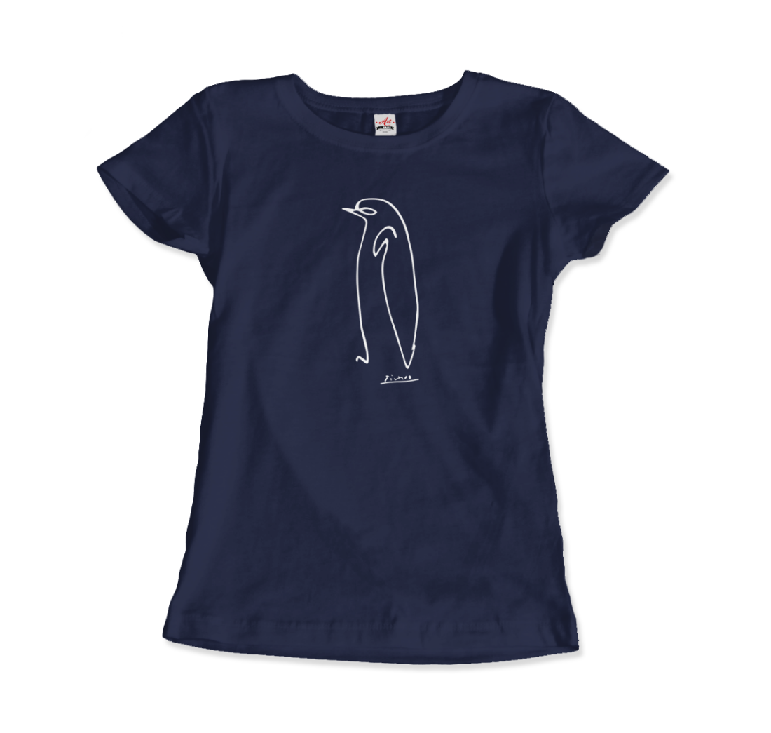Pablo Picasso Penguin Line Artwork T-Shirt-11