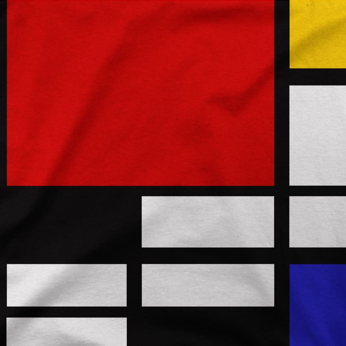 Piet Mondrian - Composition with Red, Yellow, and Blue - 1942 Artwork T-Shirt-1
