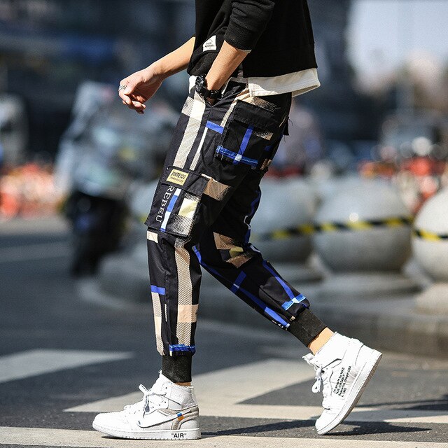 Streetwear Cargo Pants Men Hip Hop Pants Mens 2020 Autumn Harem Pant Harajuku Jogger Sweatpant Casual Trousers Male Pants-9