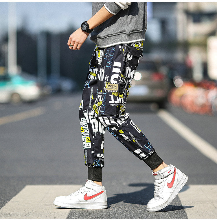 Streetwear Cargo Pants Men Hip Hop Pants Mens 2020 Autumn Harem Pant Harajuku Jogger Sweatpant Casual Trousers Male Pants-1