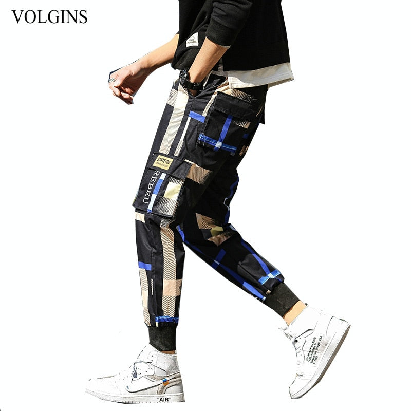 Streetwear Cargo Pants Men Hip Hop Pants Mens 2020 Autumn Harem Pant Harajuku Jogger Sweatpant Casual Trousers Male Pants-0