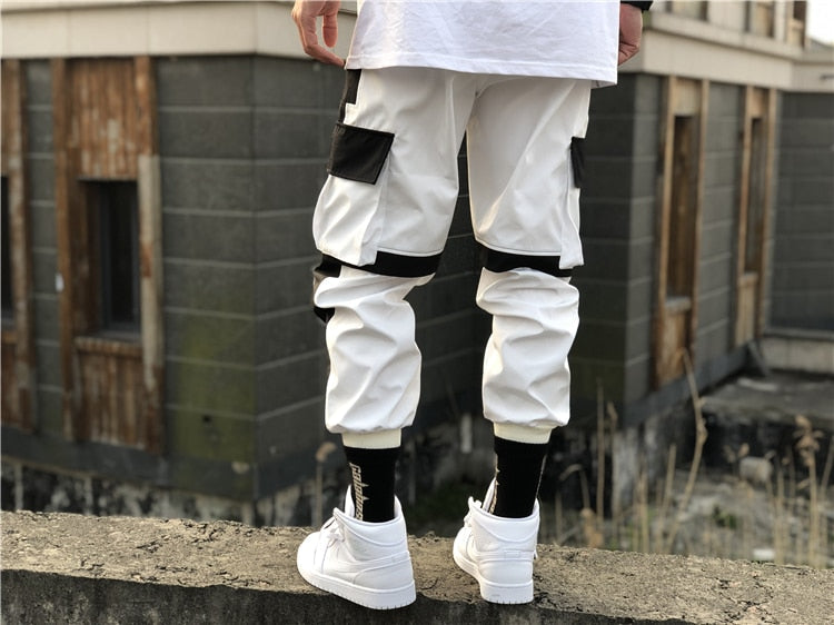 Streetwear Spring Summer Cargo Pants Men Jogger Casual Fashion Pockets Joggers Men Pants Hip Hop Trousers Men Pants-1