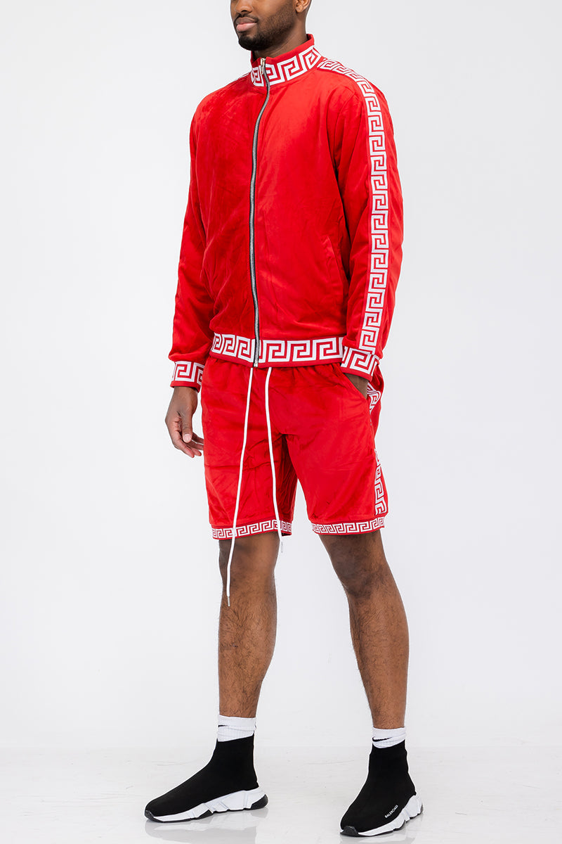 Status Velour Short Set-6