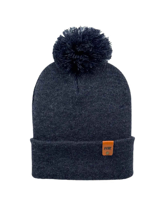 CPP1 HAAKWEAR PomPom Beanie - Made in USA - Denim Blue-0