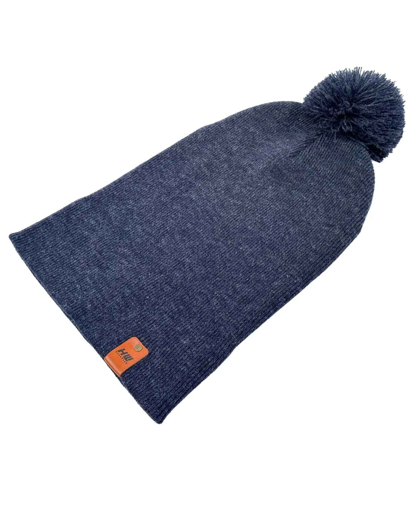 CPP1 HAAKWEAR PomPom Beanie - Made in USA - Denim Blue-3
