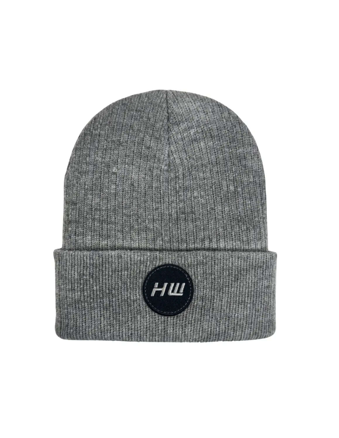 HAAKWEAR Cuffed Wide Ribbed Striped Beanie / Hat, Limited Edition - Made in USA Koala Gray-0