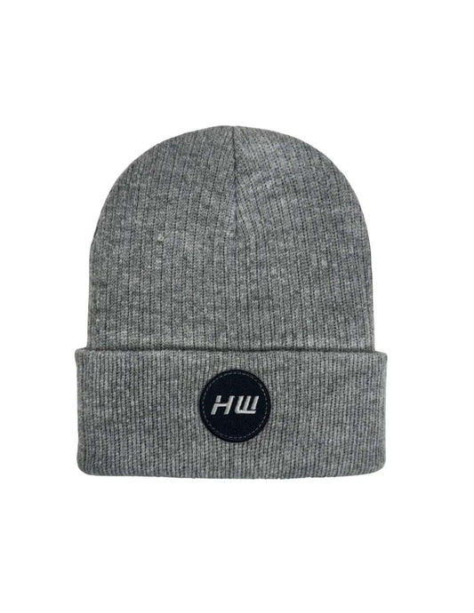 HAAKWEAR Cuffed Wide Ribbed Striped Beanie / Hat, Limited Edition - Made in USA Koala Gray-0