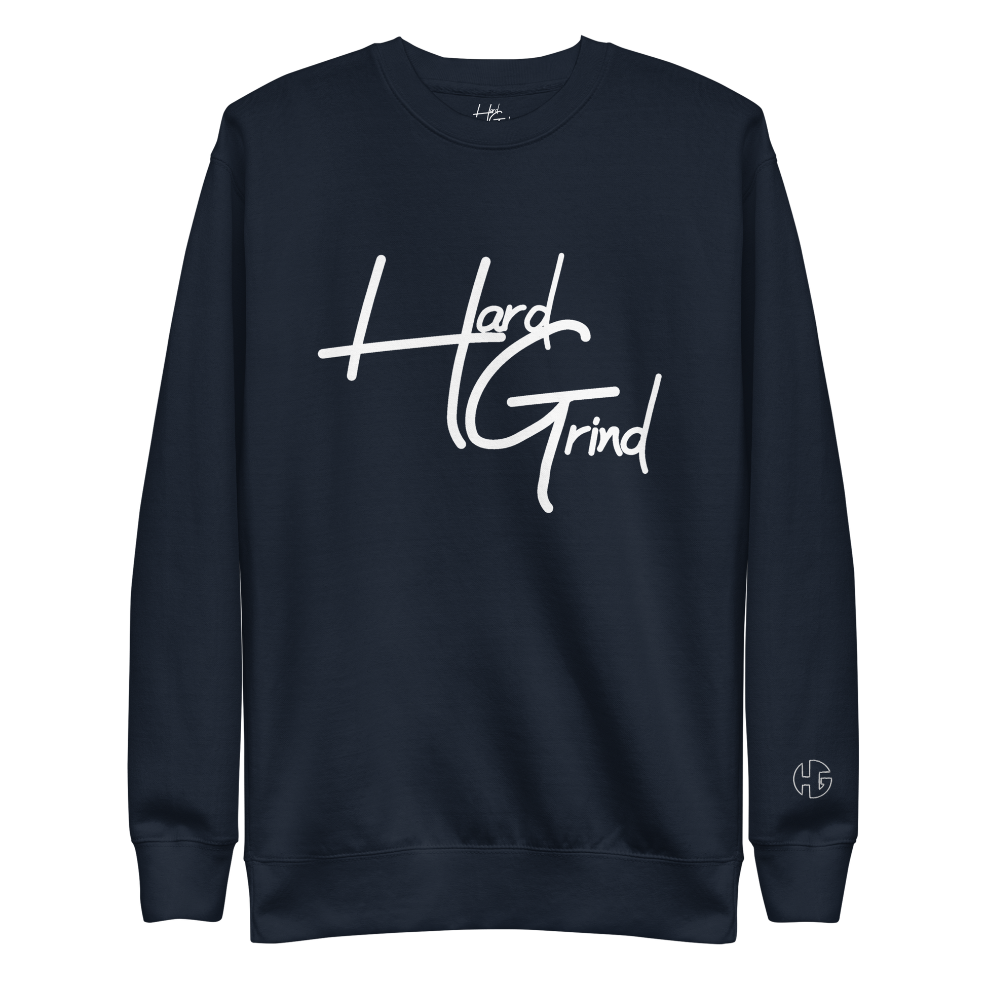 HG Signature Crew Neck Sweatshirt - Navy/White-0