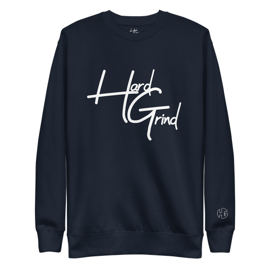 HG Signature Crew Neck Sweatshirt - Navy/White-0