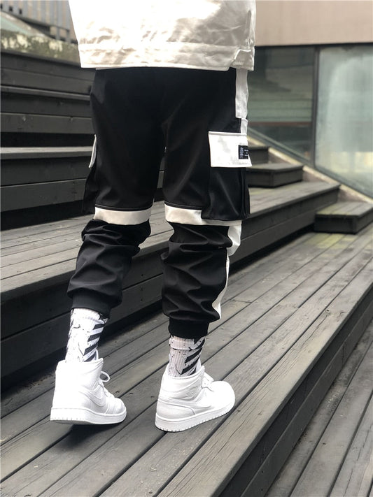 Streetwear Spring Summer Cargo Pants Men Jogger Casual Fashion Pockets Joggers Men Pants Hip Hop Trousers Men Pants-0